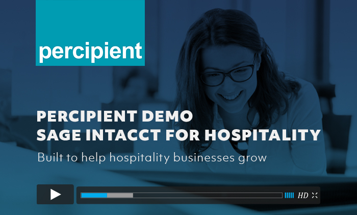 Percipient Demo Sage Intacct for Hospitality
