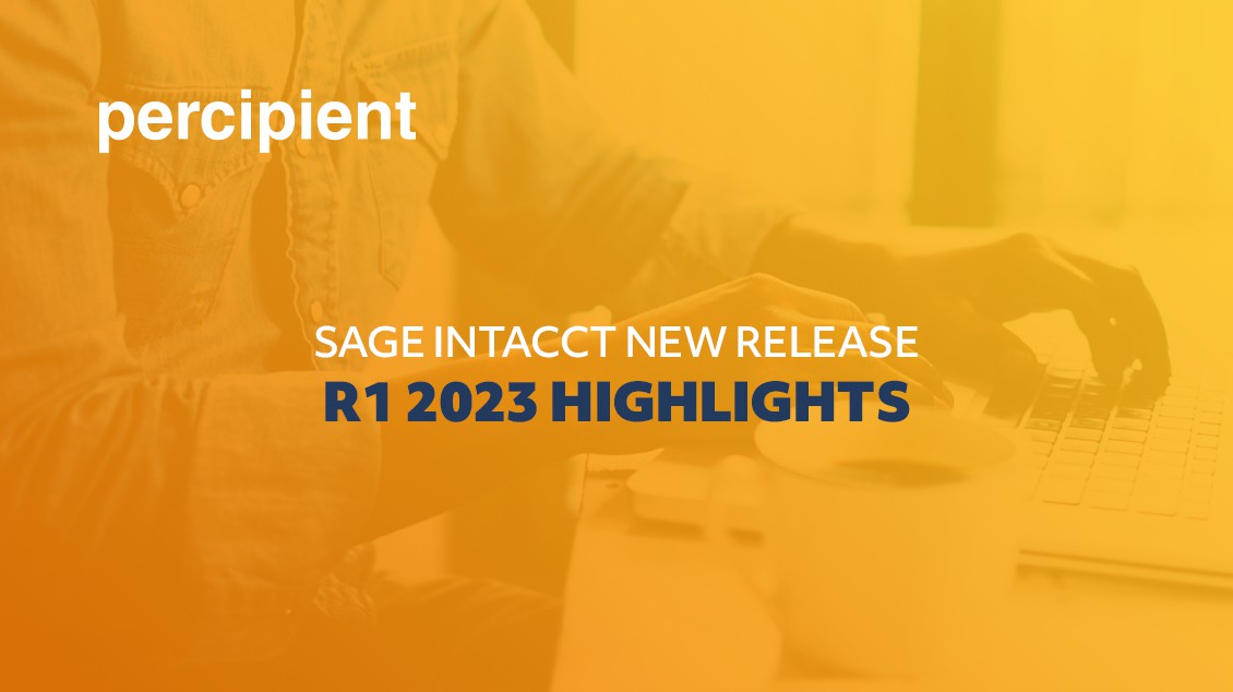 Sage Intacct R1 2023