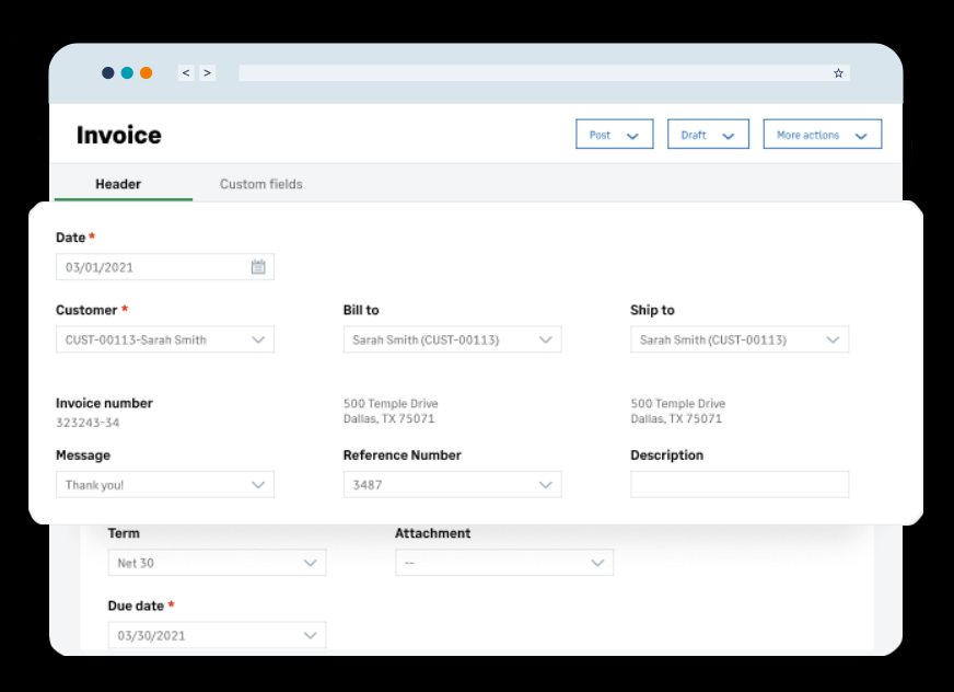 Sage Intacct Accounts Receivable